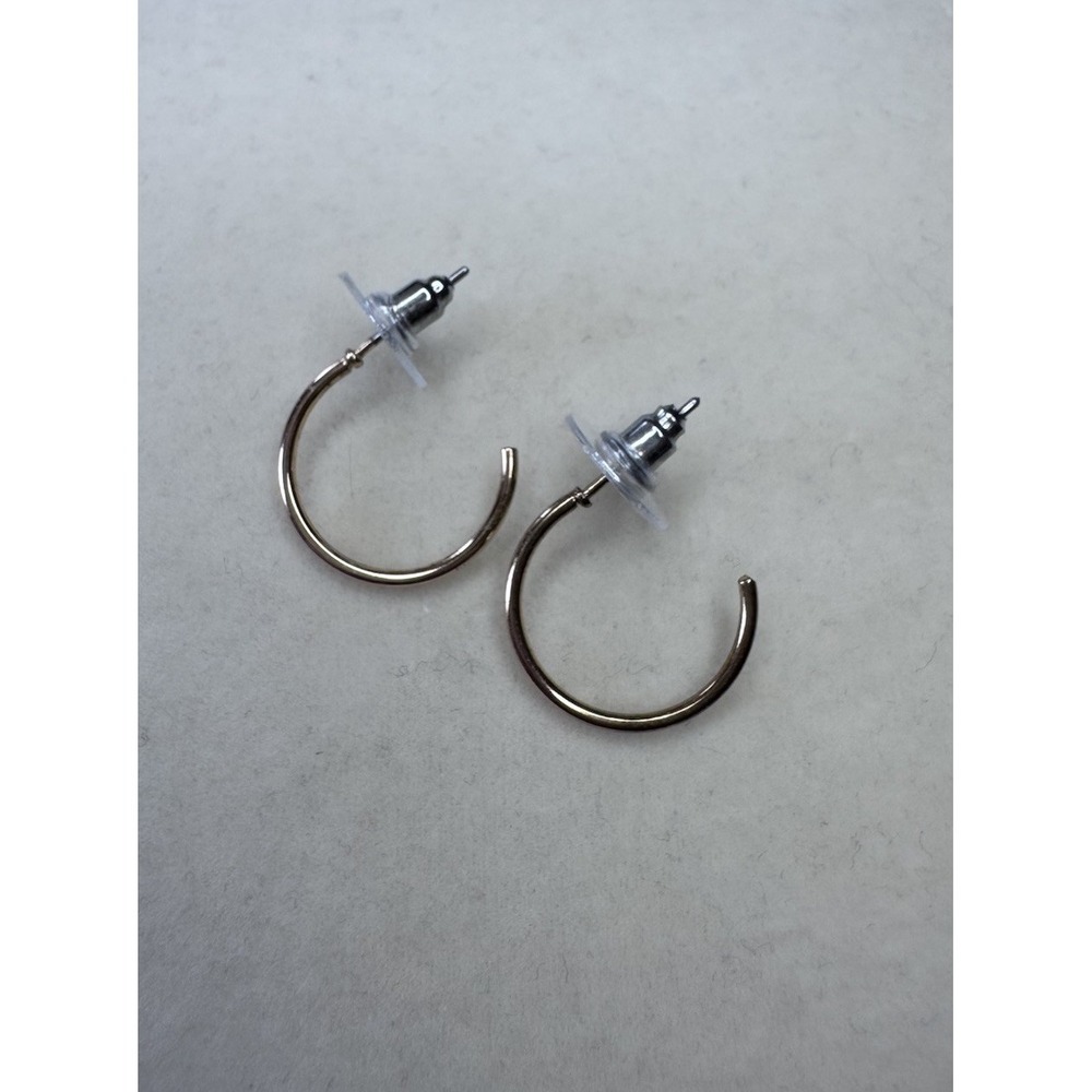 New Gold Small Hoop Earrings Bohemian Gold Plated NWOT